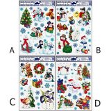Okenní fólie adhézní s ledními medvědy motiv A