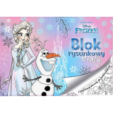 Blok na kreslení s omalovánkami Ledové království Elsa