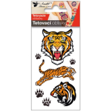 Tetovací obtisky Tygři 10,5 x 6 cm