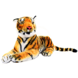Tygr hnědý heboučký plyšák 54 cm