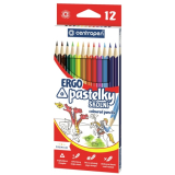 Centropen školní pastelky ergonomické 12 ks