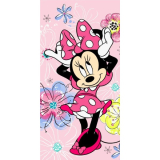 Osuška Minnie Pink Bow 70 x 140 cm