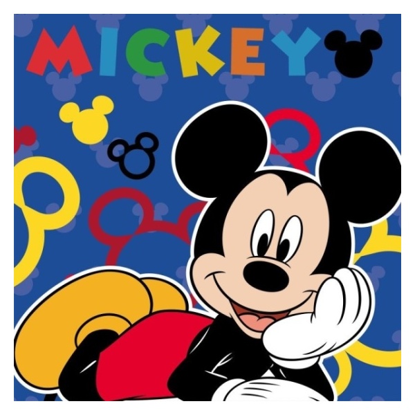 Magický ručníček Mickey Blue 30 x 30 cm