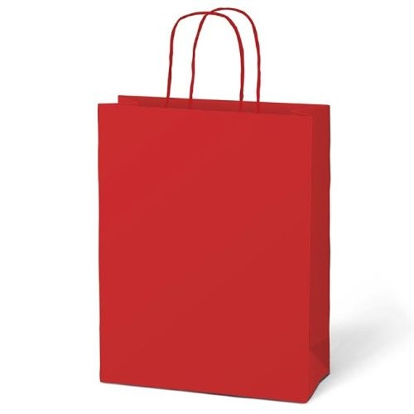 Dárková taška červená větší 26 x 32 x 10 cm 