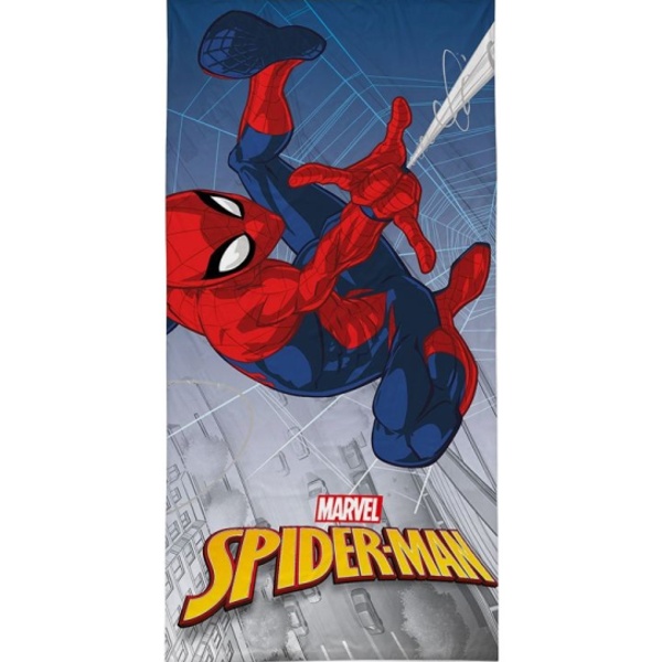 Plážová osuška Spiderman City 70 x 140 cm