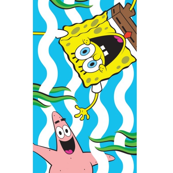 Dětský ručníček Sponge Bob Zábava v moři 30 x 50 cm 30 x 50 cm