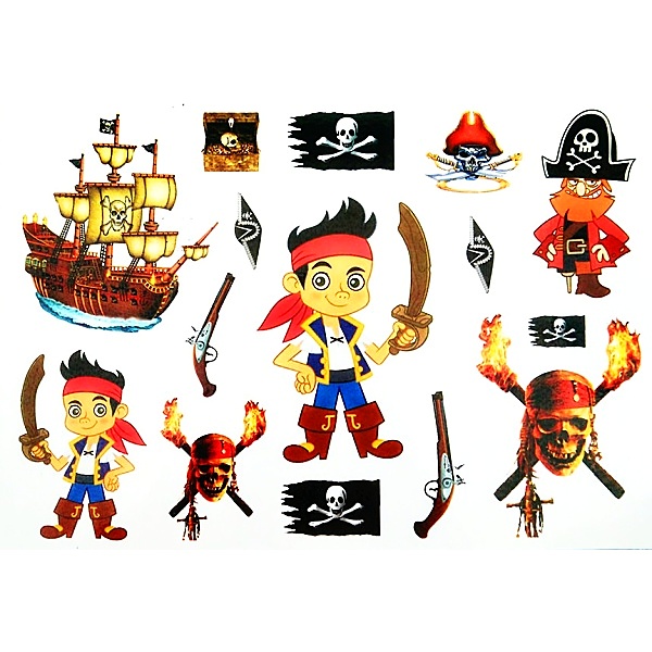 Tetování barevné Piráti