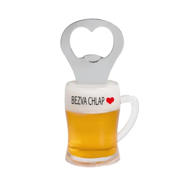 Albi Magnet na lednici Otvírák na pivo - Bezva chlap