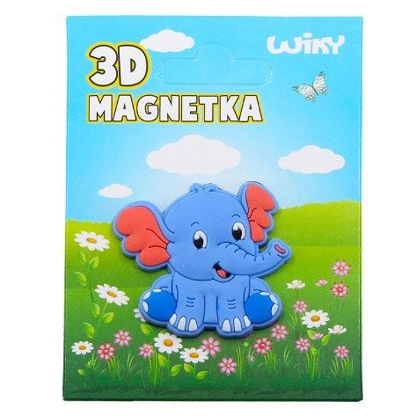 Magnetka 3D Sloník