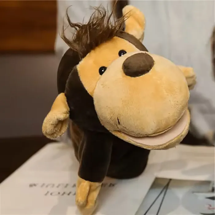 Plyšový maňásek na ruku Opice 27 cm