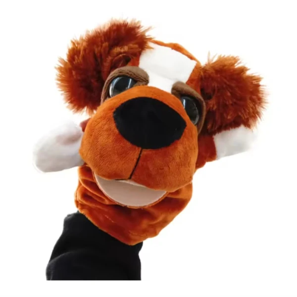 Plyšový maňásek na ruku Pejsek  27 cm