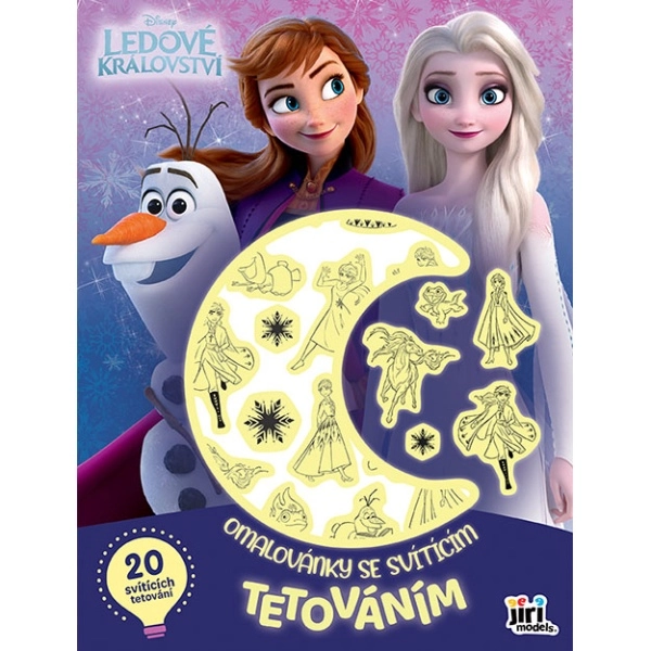 Omalovánky se svítícím tetováním Ledové království