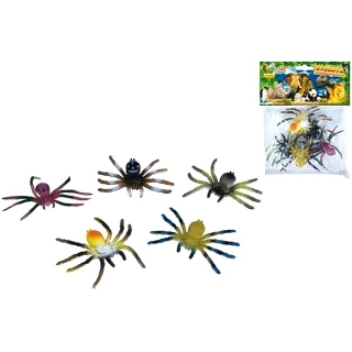 Pavouci plast figurky 5 ks