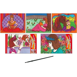 Magické kreslení princezny 28 x 21,5 cm