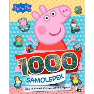 Prasátko Peppa 1000 samolepek s aktivitami