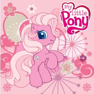 Magický ručníček My Little Pony růžový 30x30 cm