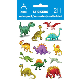 Dětské voděodolné samolepky dinosauři 01 2 archy