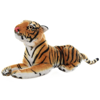 Tygr hnědý heboučký plyšák 29 cm (bez ocasu)