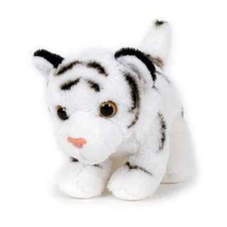 Tygr bílý plyšová hračka 13 cm 
