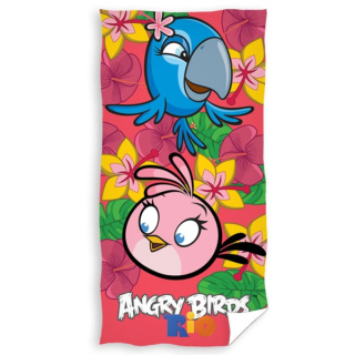 Osuška Angry Birds 70 x 140 cm bavlna froté