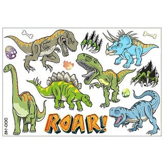 Tetovací obtisky Dino Roar