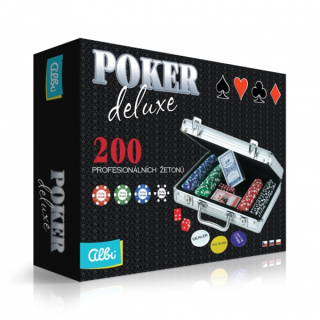 Albi Poker Deluxe 200 žetonů včetně kufříku