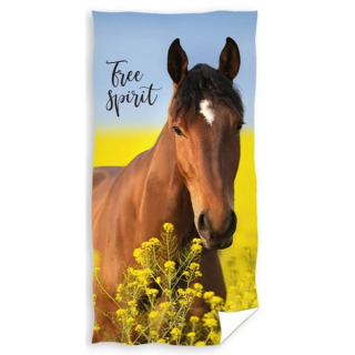 Dětská osuška Kůň hnědák Free Spirit 70 x 140 cm